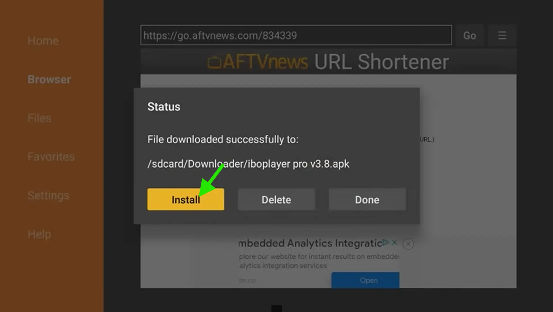 Click Install
