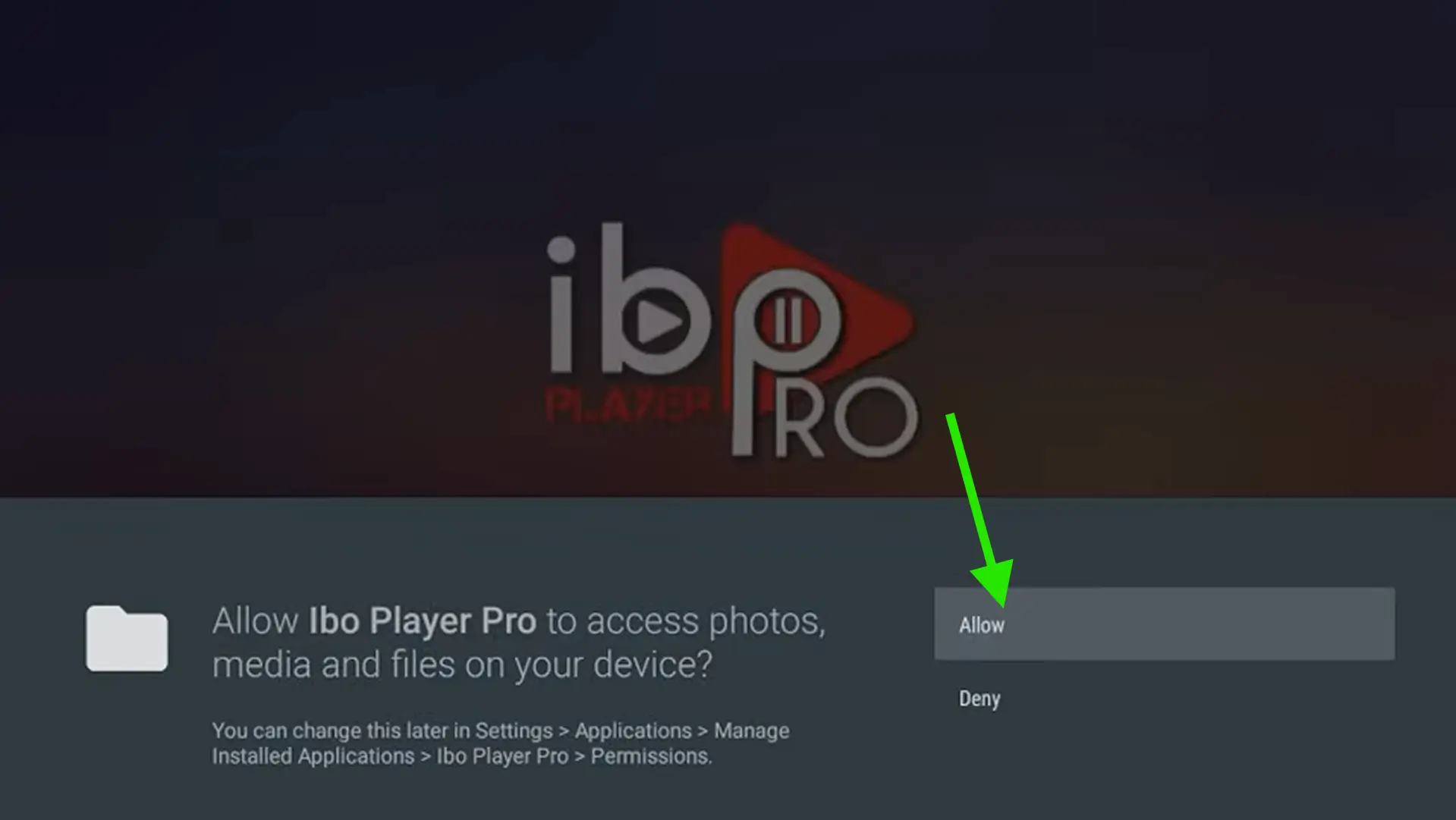 Allow storage access