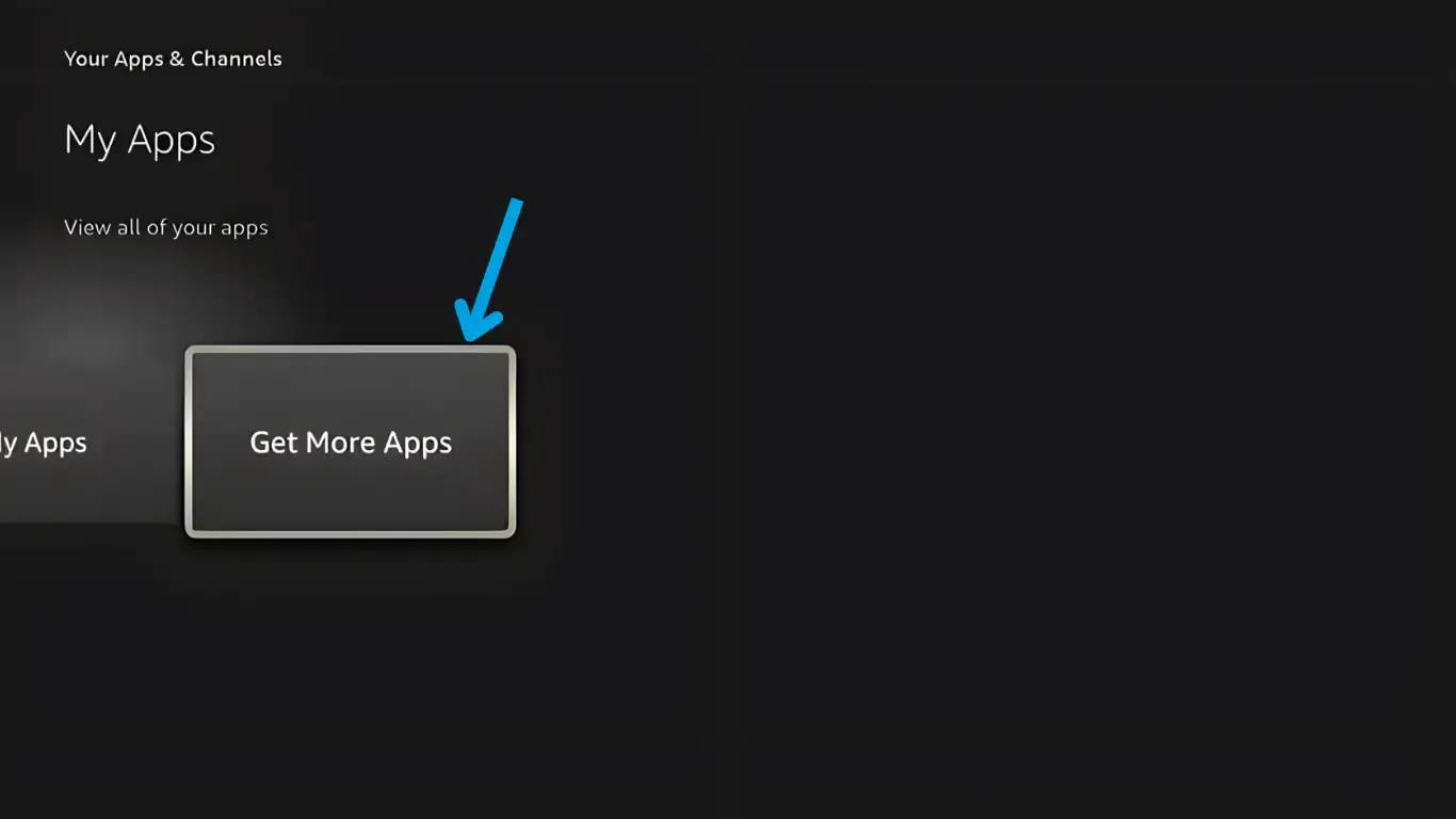 Select get more apps