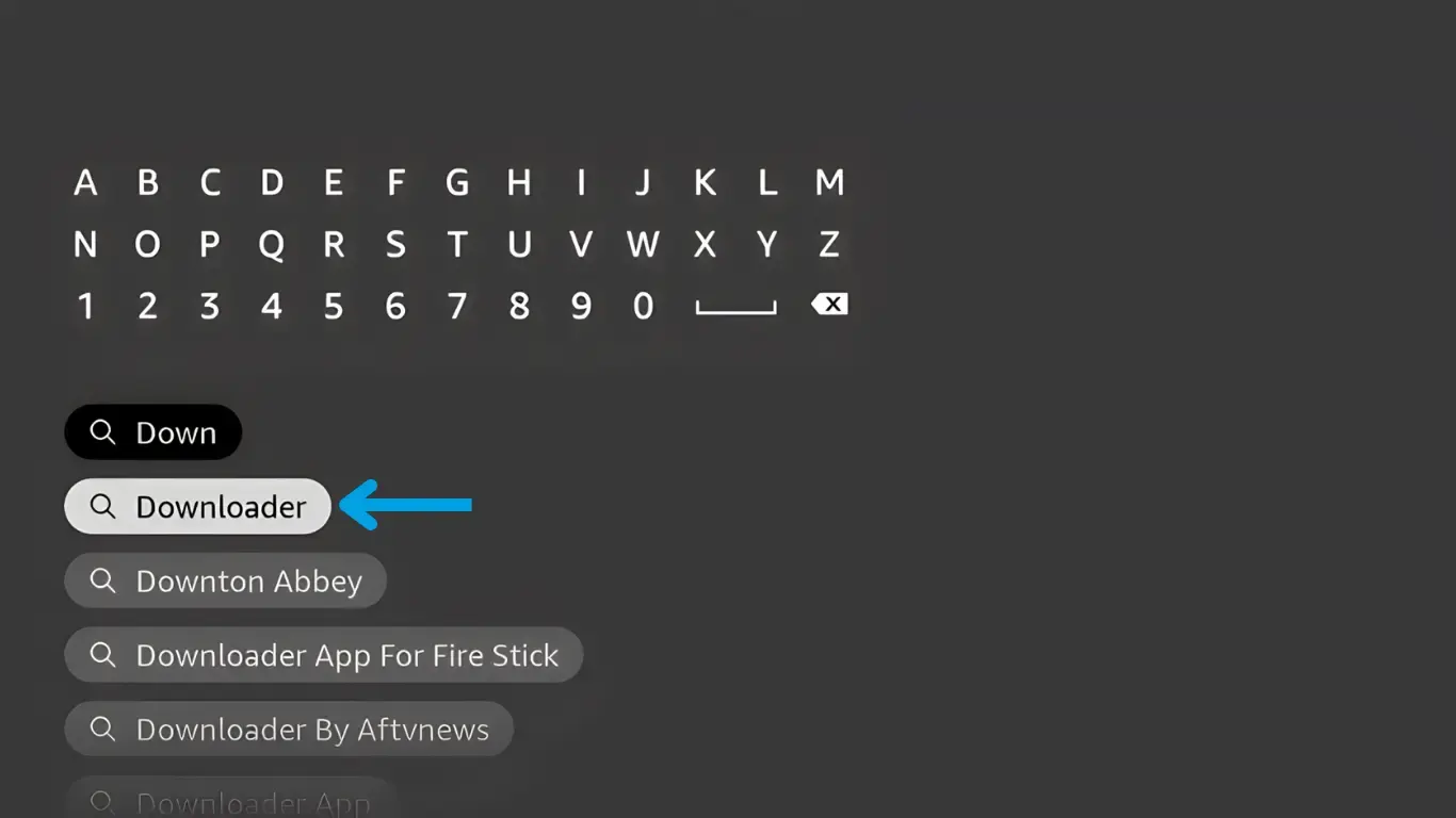 Downloader shown below